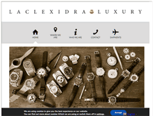 Tablet Screenshot of laclexidra.com